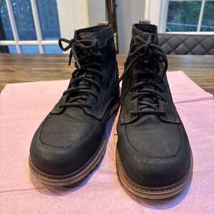 KEEN Men's San Jose 6" Black Leather Boot (Aluminum Toe) Size 9.5EE